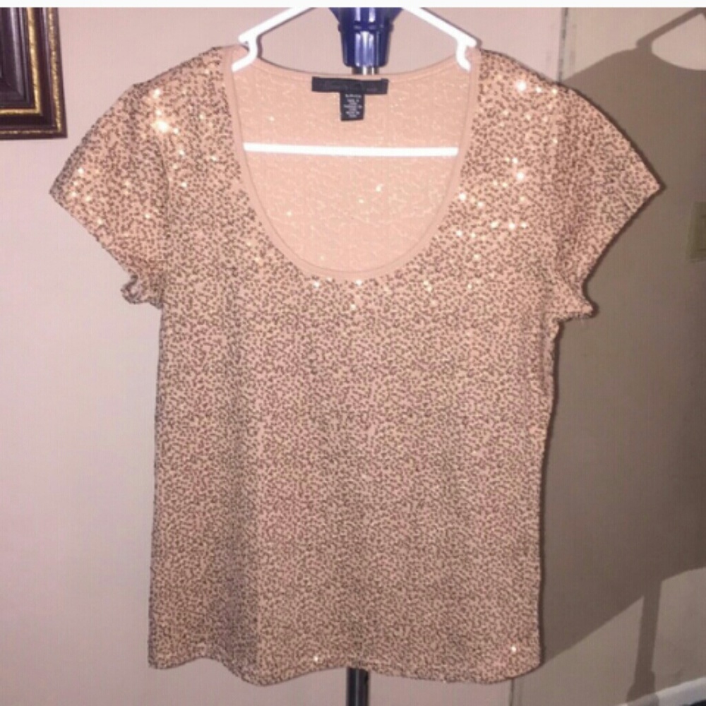 KENNETH COLE sequin top
